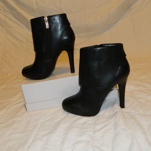 Jessica Simpson Black Leather Booties